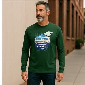 New Breaking Bad HEISENBERG LABS Green Men T-Shirt XL